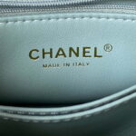 chanel 23p medium flap bag with brown top handle bag a92990 green 008 luxibags.ru .jpg