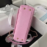 chanel 23p medium flap bag with brown top handle bag a92990 pink 006 luxibags.ru .jpg