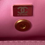 chanel 23p medium flap bag with brown top handle bag a92990 pink 009 luxibags.ru .jpg