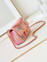 chanel 24c a01113 flap handbag classic bag woolen a69900 orange pink 003 luxibags.ru .jpg