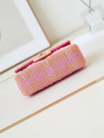chanel 24c a01113 flap handbag classic bag woolen a69900 orange pink 005 luxibags.ru .jpg