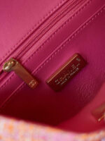 chanel 24c a01113 flap handbag classic bag woolen a69900 orange pink 009 luxibags.ru .jpg