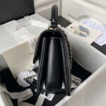 chanel 24c trendy cc flap bag with top handle lambskin bag a92236 black gold 006 luxibags.ru .jpg