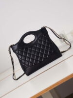 chanel 31 mini shopping chain lambskin leather as4133 bag black 004 luxibags.ru .jpg