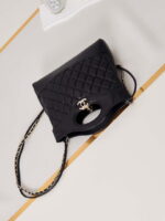 chanel 31 mini shopping chain lambskin leather as4133 bag black 006 luxibags.ru .jpg