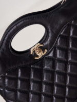 chanel 31 mini shopping chain lambskin leather as4133 bag black 007 luxibags.ru .jpg