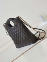 chanel 31 mini shopping chain lambskin leather as4133 bag dark brown 004 luxibags.ru .jpg