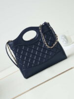 chanel 31 mini shopping chain lambskin leather as4133 bag navy blue 004 luxibags.ru .jpg