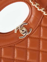 chanel 31 mini shopping chain lambskin leather as4133 bag orange 002 luxibags.ru .jpg