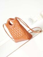 chanel 31 mini shopping chain lambskin leather as4133 bag orange 004 luxibags.ru .jpg