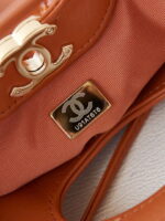 chanel 31 mini shopping chain lambskin leather as4133 bag orange 009 luxibags.ru .jpg