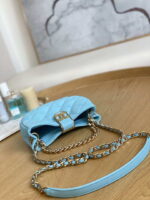 chanel 3475 small hobo handbag lambskin gold tone metal 006 luxibags.ru .jpg