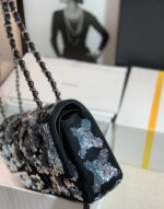 chanel a01112 classic handbag embroidered velvet sequins silver tone metal 009 luxibags.ru .jpg