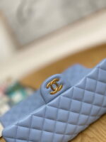 chanel a01112 flap classic bag lambskin light blue gold 003 luxibags.ru .jpg