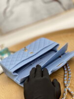 chanel a01112 flap classic bag lambskin light blue gold 006 luxibags.ru .jpg