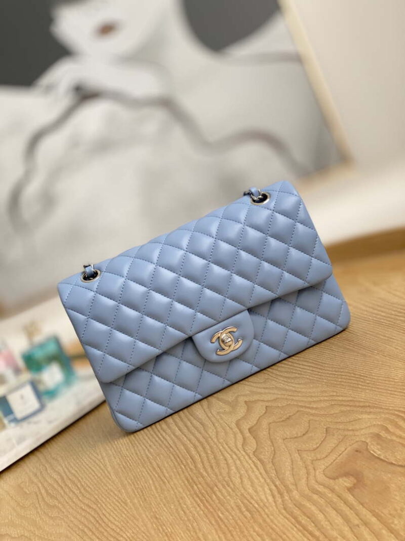 chanel a01112 flap classic bag lambskin light blue silver 001 luxibags.ru .jpg