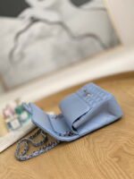 chanel a01112 flap classic bag lambskin light blue silver 004 luxibags.ru .jpg