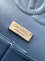 chanel a01112 flap classic handbag blue denim beaded sequin bag 09 luxibags.ru .jpg