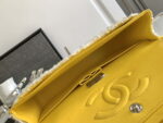 chanel a01112 flap classic handbag tweed beads gold tone metal yellow 008 luxibags.ru .jpg