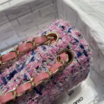 chanel a01112 flap classic handbag tweed silver tone metal pink 002 luxibags.ru .jpg
