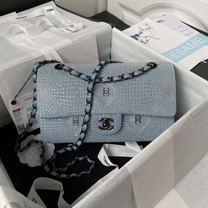 chanel a01112 flap classic handbag velvet crystal pearl blue 010 luxibags.ru .jpg