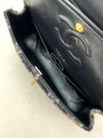 chanel a01112 flap classic handbag woolen gold tone metal black 007 luxibags.ru .jpg
