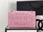 chanel a01112 flap classic handbag woolen gold tone metal pink 003 luxibags.ru .jpg