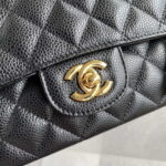 chanel a01112 flap handbag classic bag grained shiny calfskin black silver 003 luxibags.ru .jpg