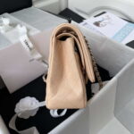 chanel a01112 flap handbag classic bag grained shiny calfskin black silver 023 luxibags.ru .jpg