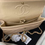 chanel a01112 flap handbag classic bag grained shiny calfskin black silver 034 luxibags.ru .jpg