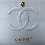 chanel a01112 flap handbag classic bag grained shiny calfskin black silver 043 luxibags.ru .jpg