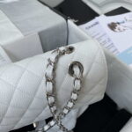 chanel a01112 flap handbag classic bag grained shiny calfskin black silver 049 luxibags.ru .jpg