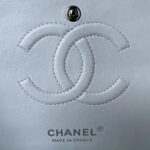 chanel a01112 flap handbag classic bag grained shiny calfskin black silver 052 luxibags.ru .jpg