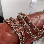 chanel a01112 flap handbag classic bag grained shiny calfskin black silver 060 luxibags.ru .jpg