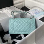 chanel a01112 flap handbag classic bag grained shiny calfskin black silver 065 luxibags.ru .jpg