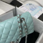 chanel a01112 flap handbag classic bag grained shiny calfskin black silver 067 luxibags.ru .jpg