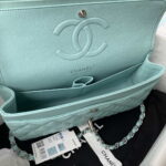 chanel a01112 flap handbag classic bag grained shiny calfskin black silver 070 luxibags.ru .jpg