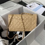 chanel a01112 flap handbag classic bag grained shiny calfskin black silver 074 luxibags.ru .jpg