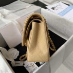 chanel a01112 flap handbag classic bag grained shiny calfskin black silver 077 luxibags.ru .jpg