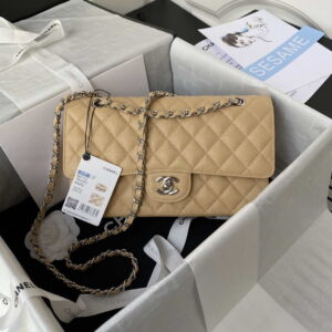 chanel a01112 flap handbag classic bag grained shiny calfskin black silver 082 luxibags.ru .jpg