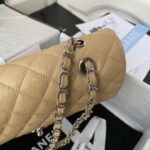 chanel a01112 flap handbag classic bag grained shiny calfskin black silver 085 luxibags.ru .jpg