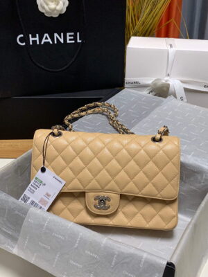 chanel a01112 flap handbag classic bag grained shiny calfskin gold 001 luxibags.ru .jpg