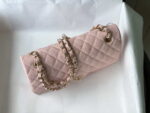 chanel a01112 flap handbag classic bag grained shiny calfskin gold pink 005 luxibags.ru .jpg