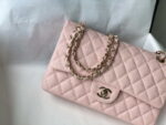 chanel a01112 flap handbag classic bag grained shiny calfskin gold pink 008 luxibags.ru .jpg