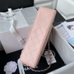 chanel a01112 flap handbag classic bag grained shiny calfskin gold pink 014 luxibags.ru .jpg