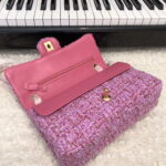chanel a01112 flap handbag classic bag tweed pink 005 luxibags.ru .jpg