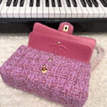 chanel a01112 flap handbag classic bag tweed pink 006 luxibags.ru .jpg
