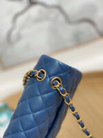 chanel a01112 flap handbag classic grained shiny calfskin navy blue gold 003 luxibags.ru .jpg