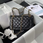 chanel a01113 flap handbag classic bag black lambskin gold 002 luxibags.ru .jpg