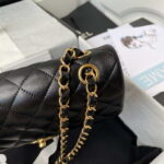 chanel a01113 flap handbag classic bag black lambskin gold 004 luxibags.ru .jpg